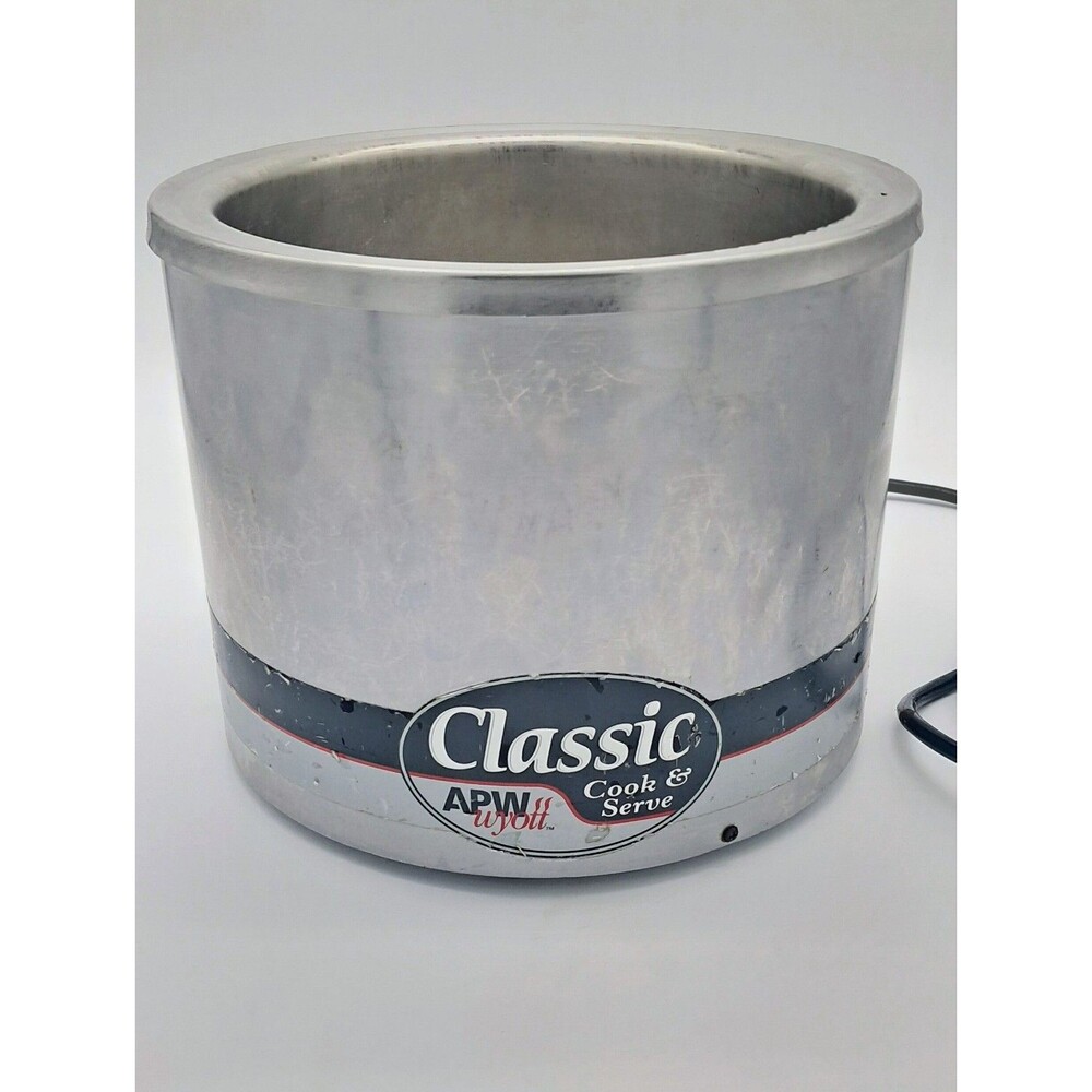 APW Wyott RCW-11 Commercial 11 Qt Round Countertop Warmer Soup Food Cooker 120V